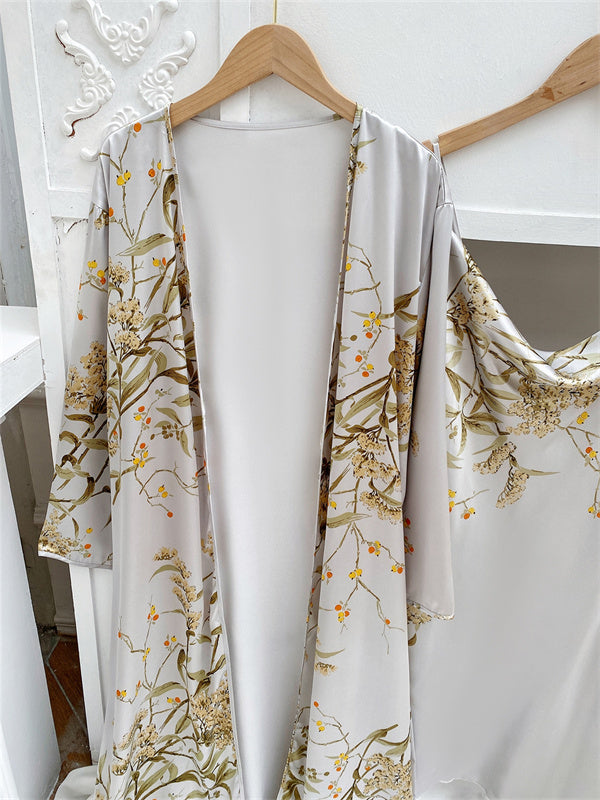 Amélie Luxe Satijnen Pyjama Set (4-delig)