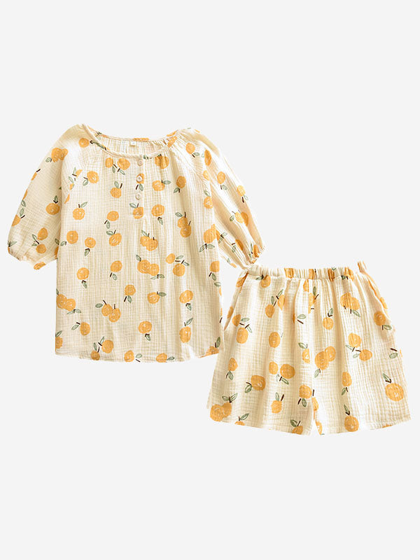 Clara Luxueuze Halve Mouw Pyjama Set