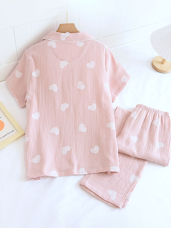 Isabelle Luxueuze Katoenen Pyjama Set