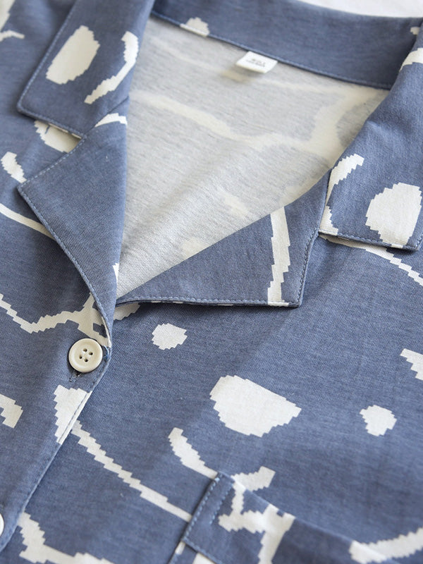 Lena Comfortabele Katoenen Pyjama Set voor Koppels
