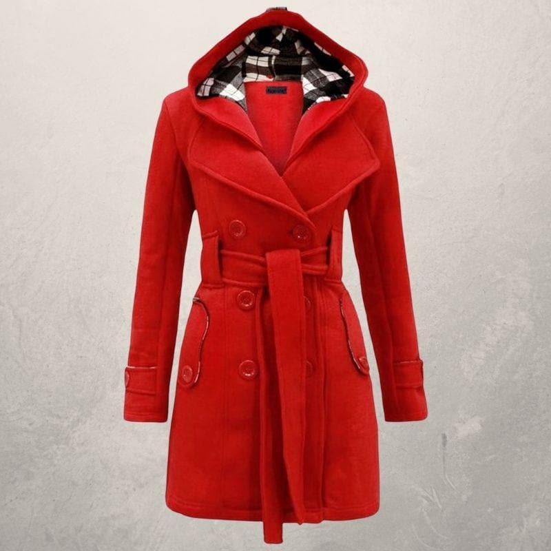 Yara Luxe Wintermantel voor Dames - Elegant en Warm met Comfortabele Pasvorm
