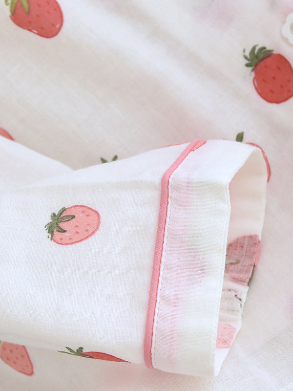 Fleur Luxe Katoenen Pyjama Set
