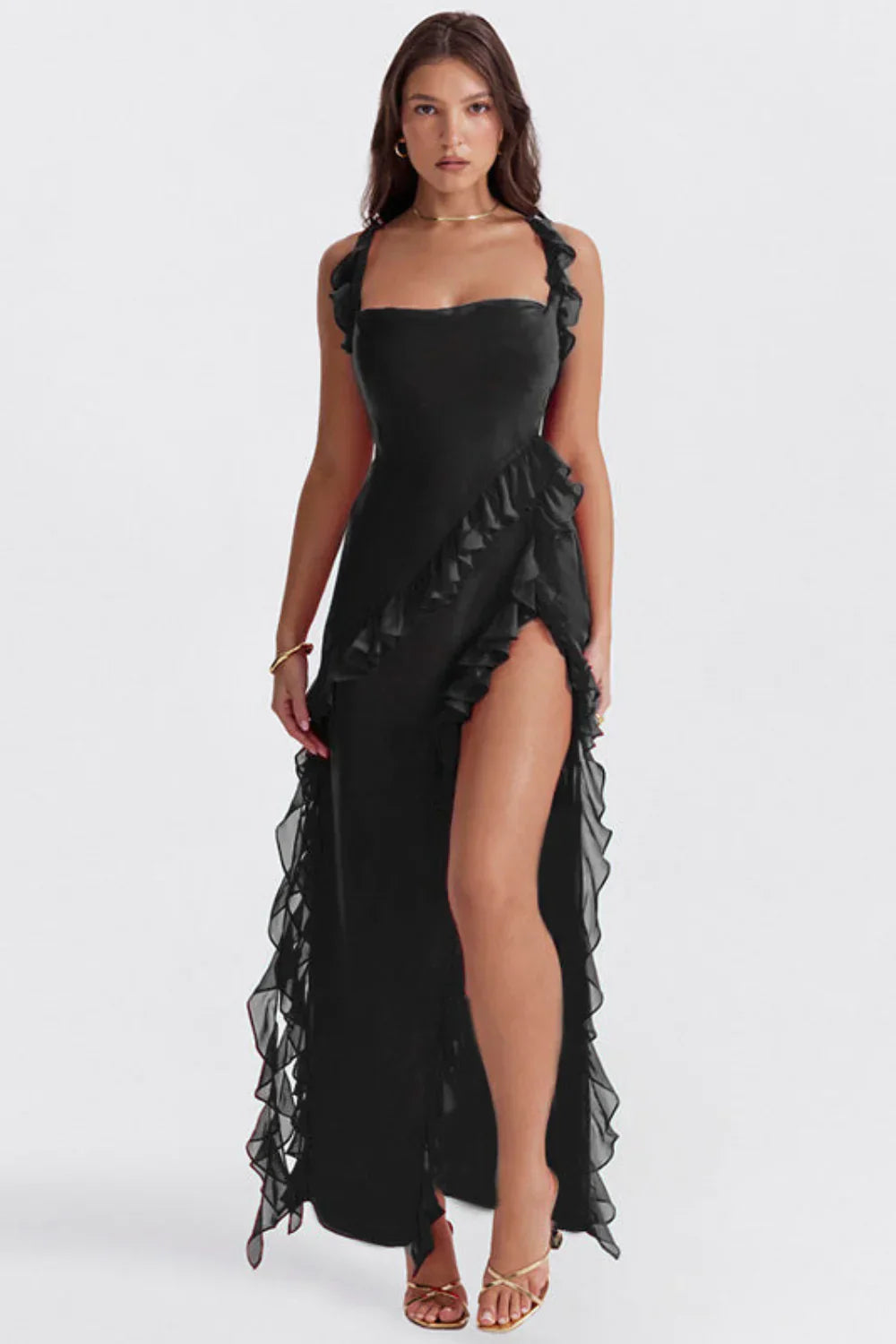 Aurélie – Glamoureuze Robe met Verfijnde Pasvorm
