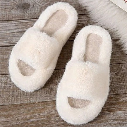 Alicia Luxe Faux Fur Slippers - Comfortabele en Stijlvolle Pantoffels voor Elke Dag
