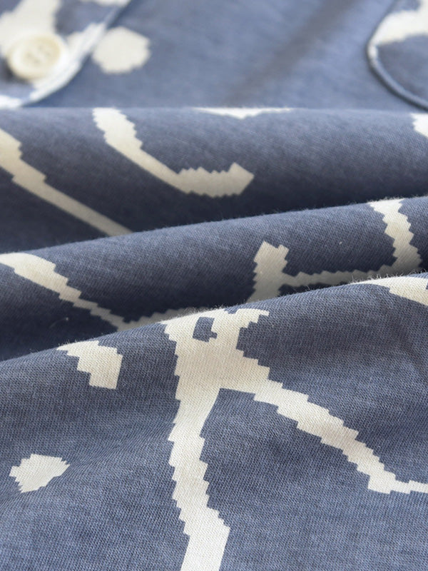 Lena Comfortabele Katoenen Pyjama Set voor Koppels