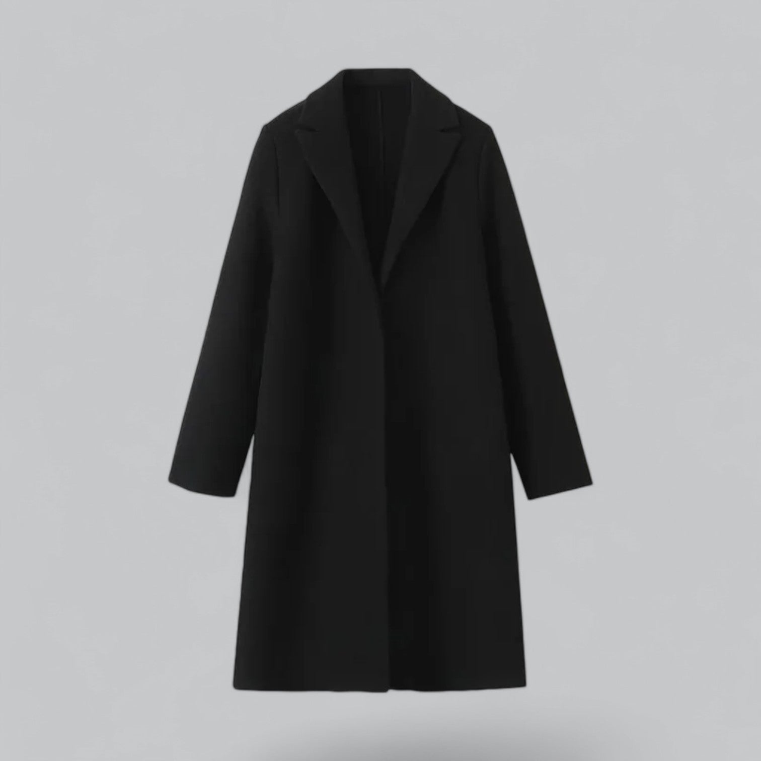 Camille - Elegante Open V-Hals Trenchcoat met Tijdloze Pasvorm