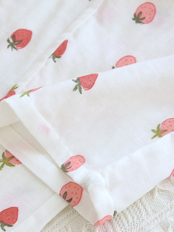 Fleur Luxe Katoenen Pyjama Set
