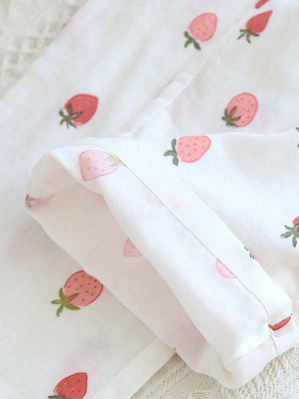 Fleur Luxe Katoenen Pyjama Set