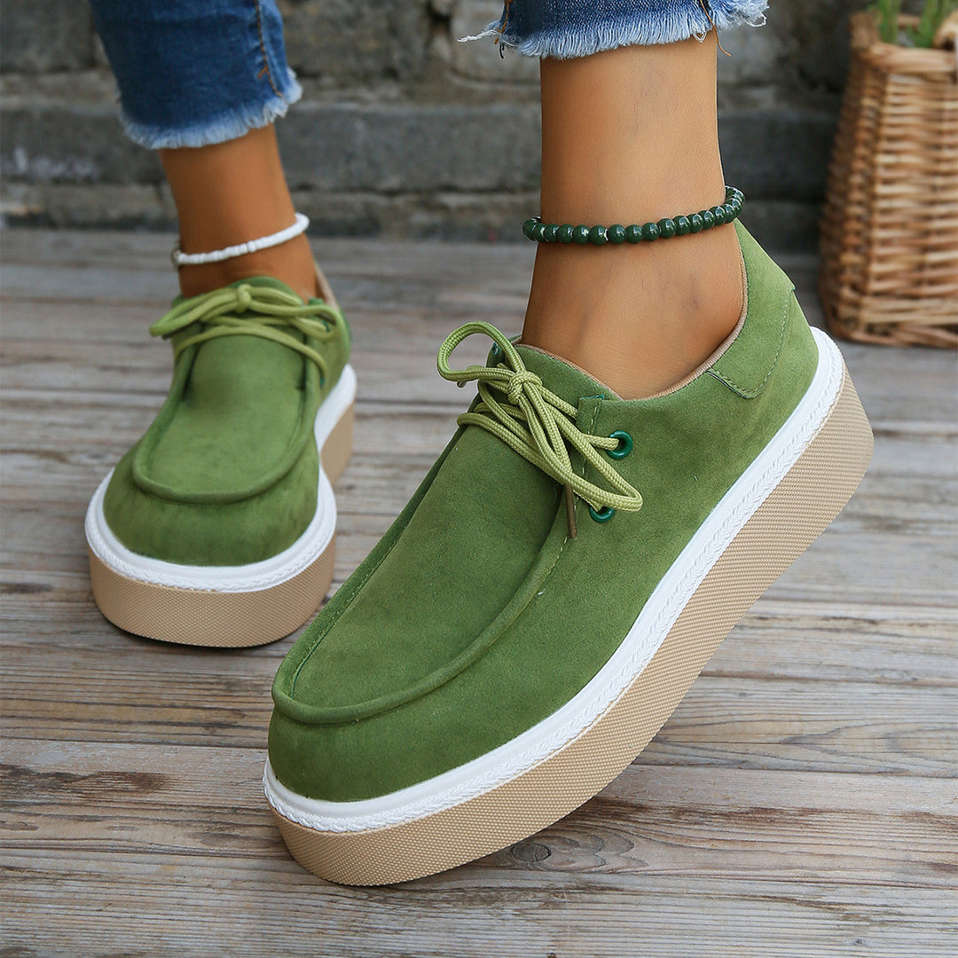 Emily Comfortabele Luxe Wedge Sneakers