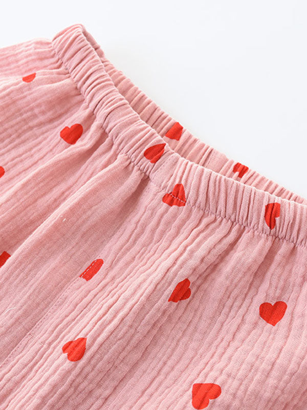 Livia Luxueuze Katoenen Pyjama Set (Lange Mouwen)
