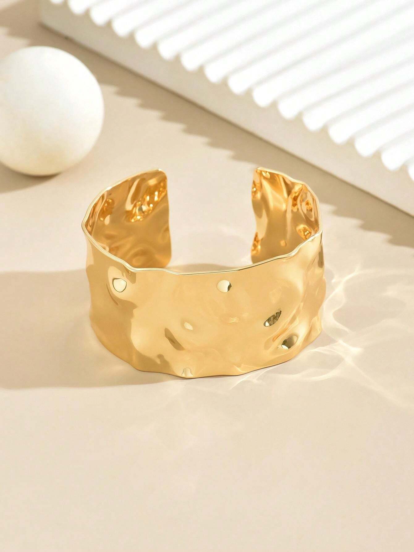 Amélie Gehamerde Gouden Armband