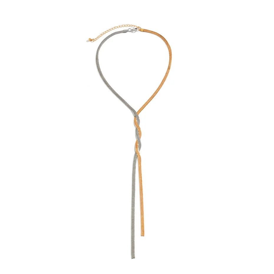 Isolde – Elegant Adjustable Snake Necklace