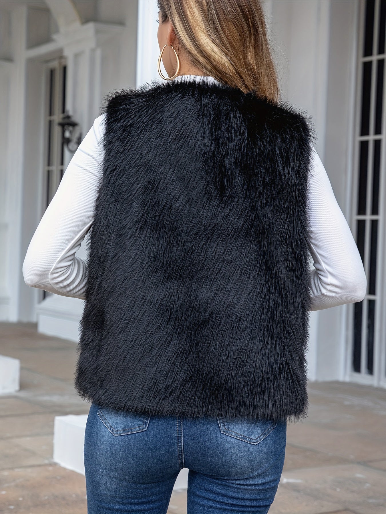 Chique Faux Fur Gilet - Amélie