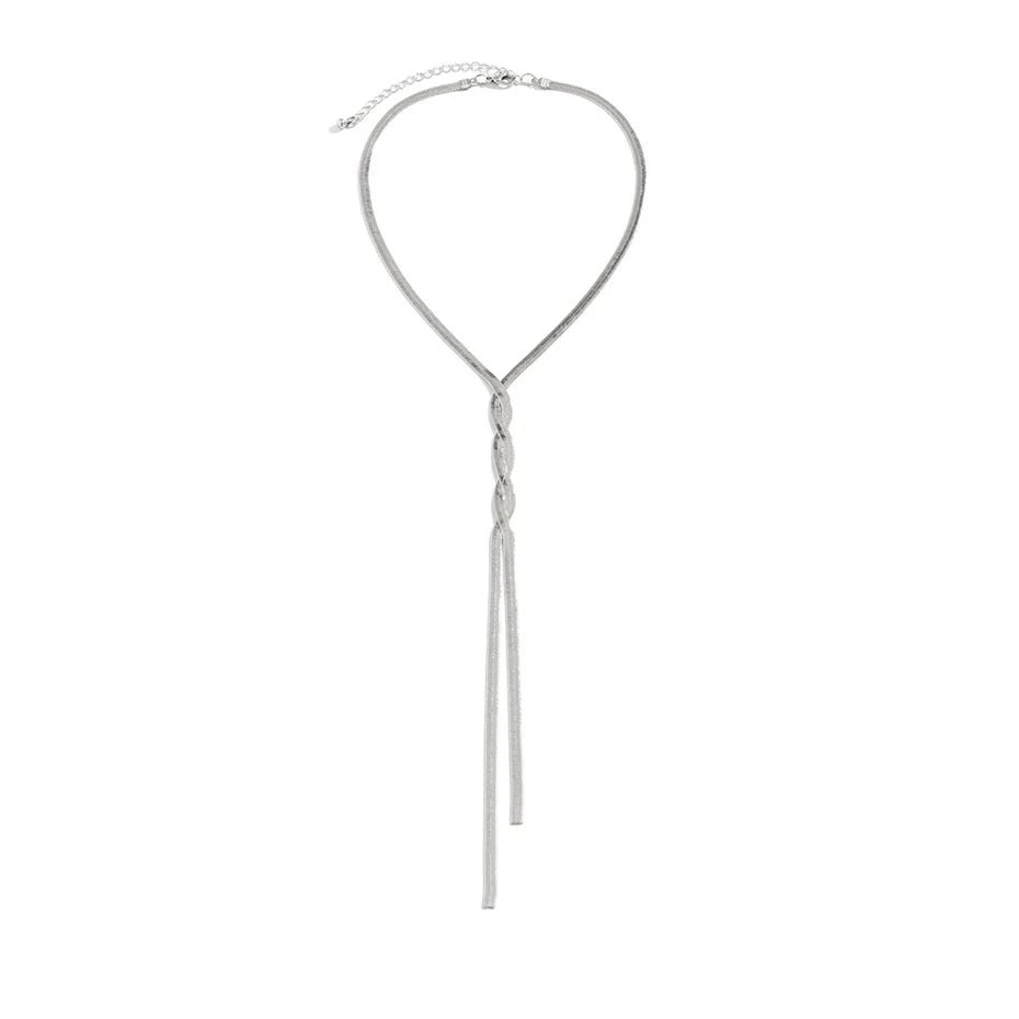 Isolde – Elegant Adjustable Snake Necklace