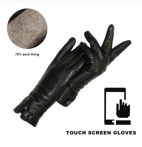 Charlotte Luxe Leather Gloves | Vintage and Comfortable
