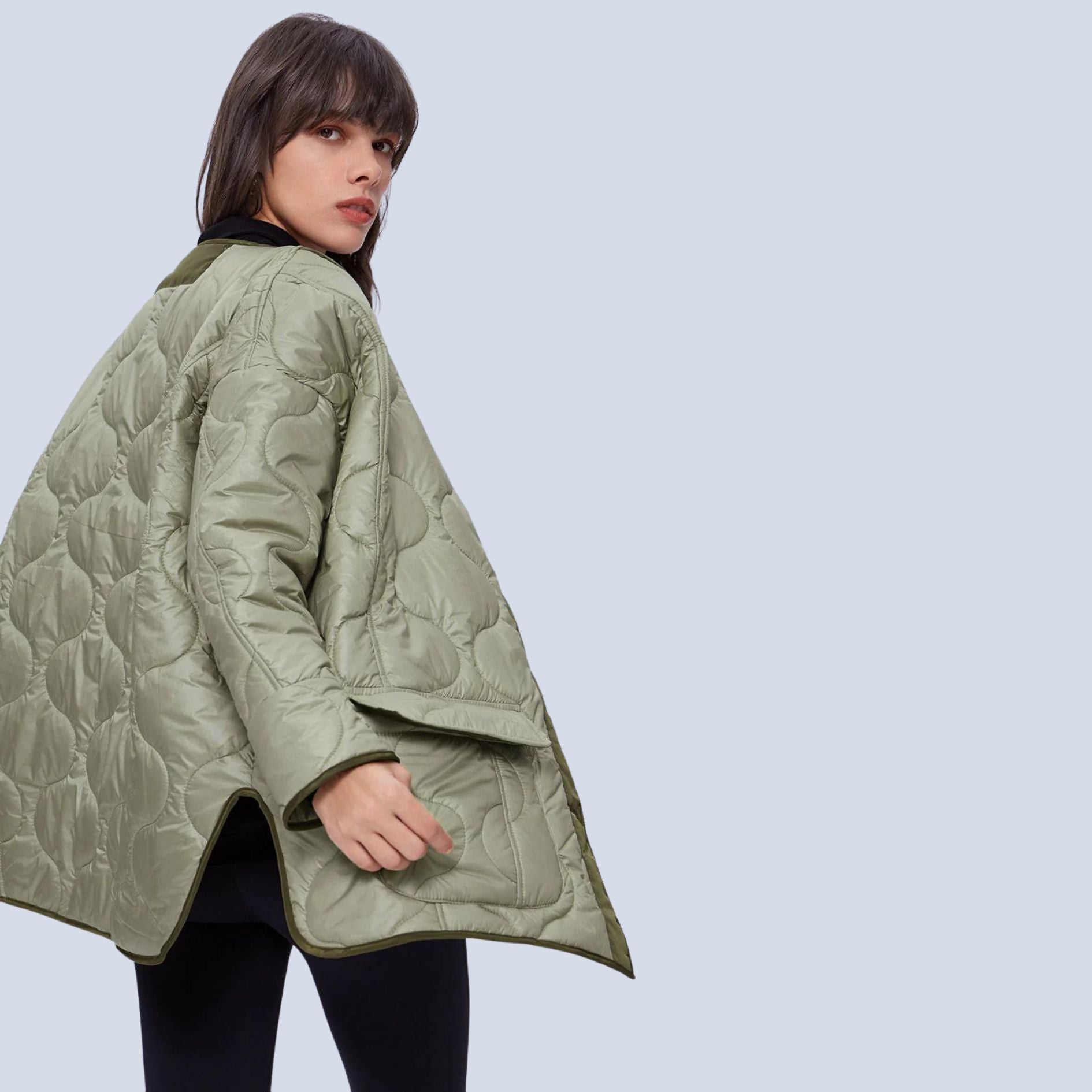 Amalia - Elegante Gewatteerde Winterjas