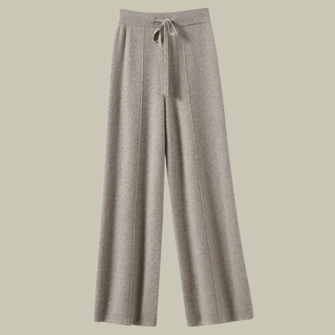 Claire Luxe Slim-Fit Kasjmier Broek