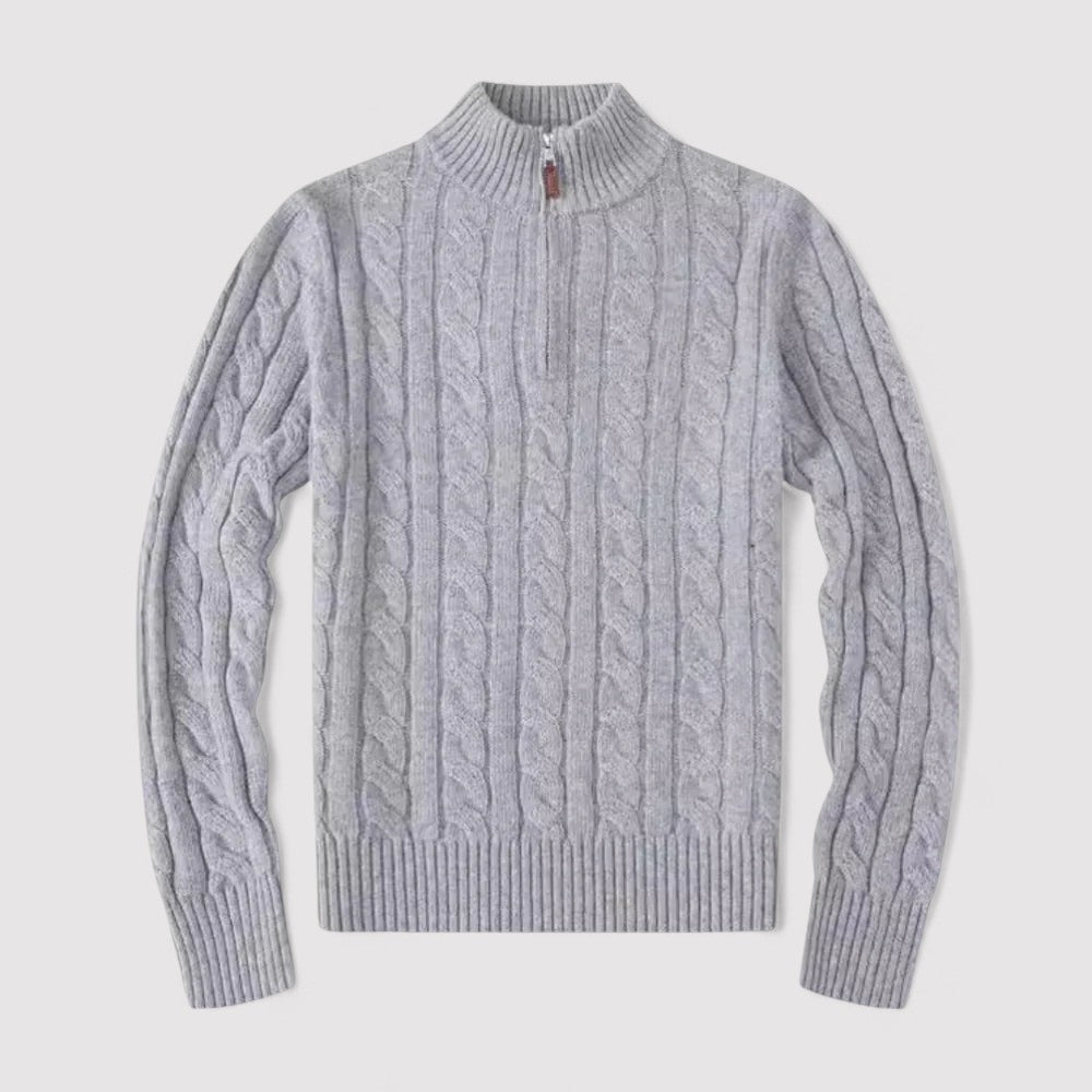 Luna Half-Zip Sweater | Luxe Verbier Ladies Sweater