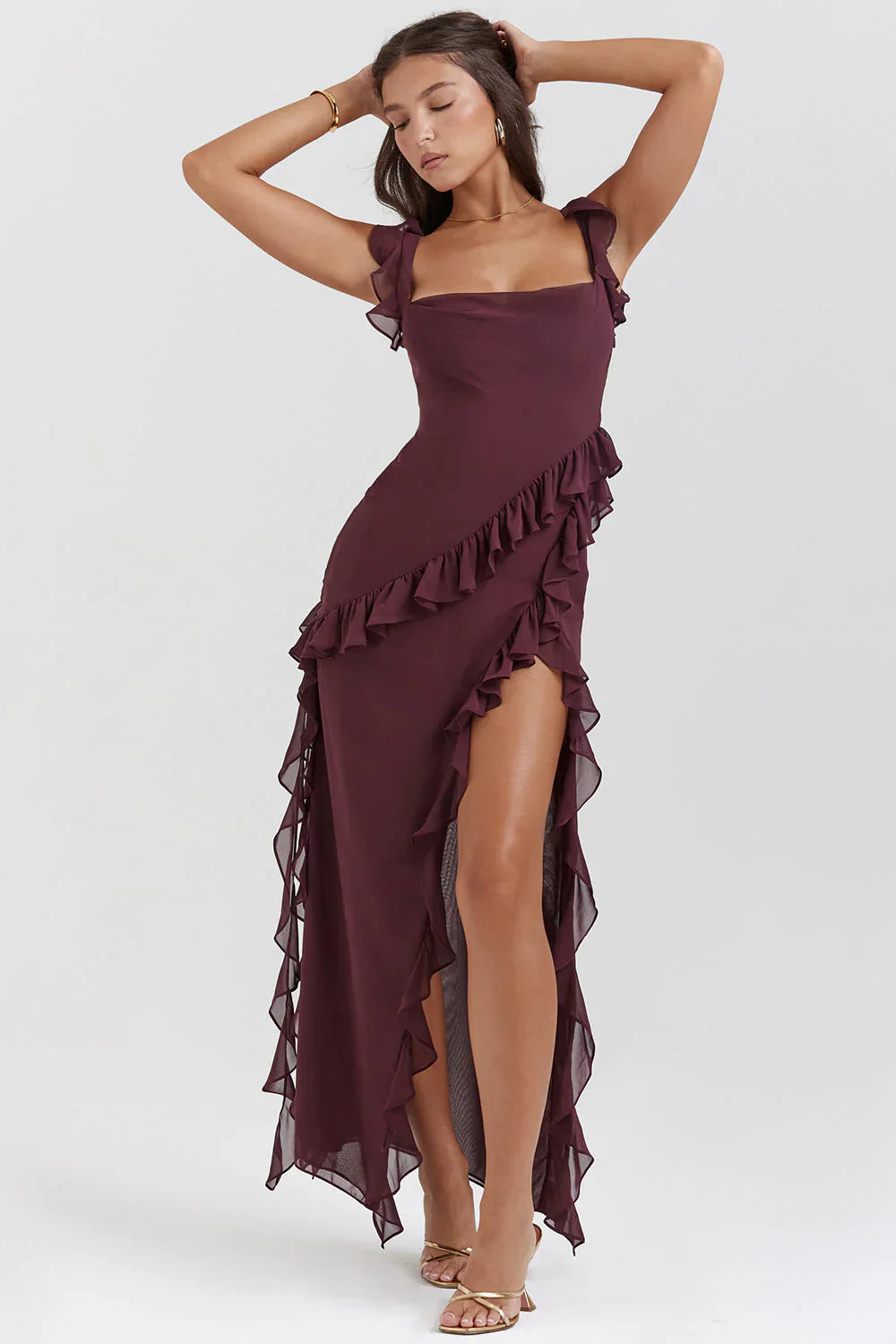 Aurélie – Glamoureuze Robe met Verfijnde Pasvorm