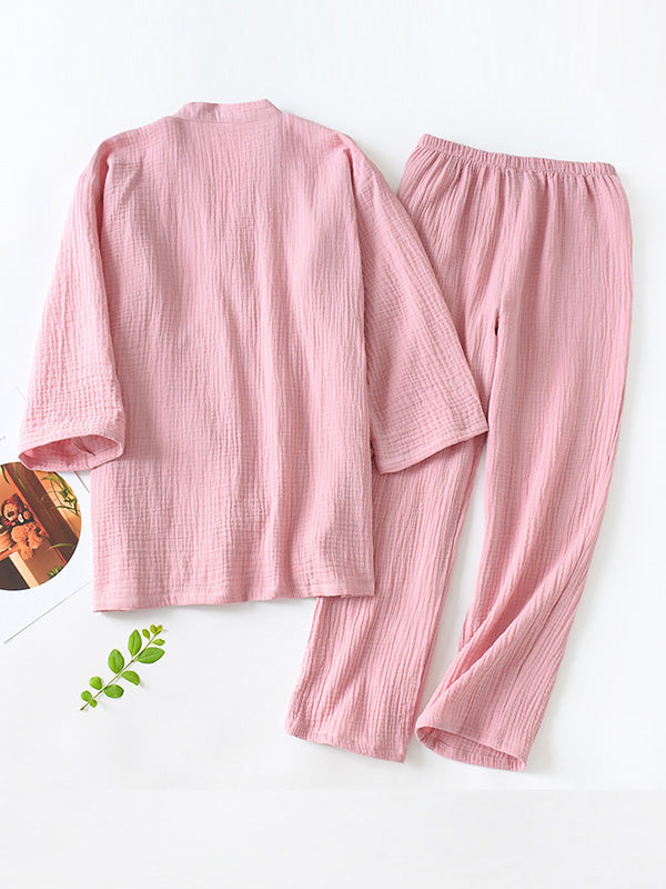 Ivy Comfortabele Katoenen Pyjama Set