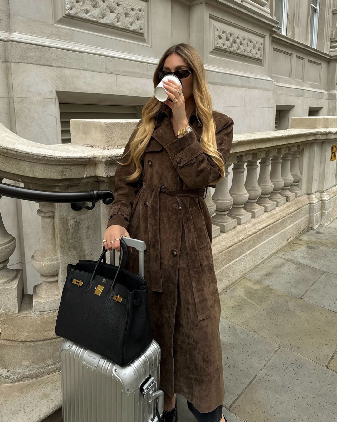Isabella Suède Trenchcoat