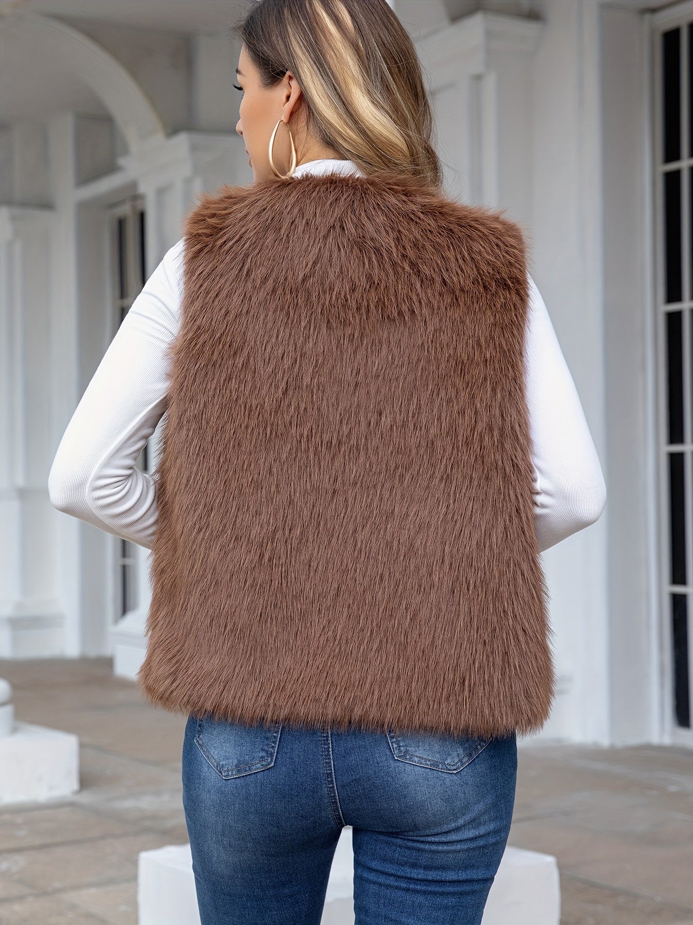 Chique Faux Fur Gilet - Amélie