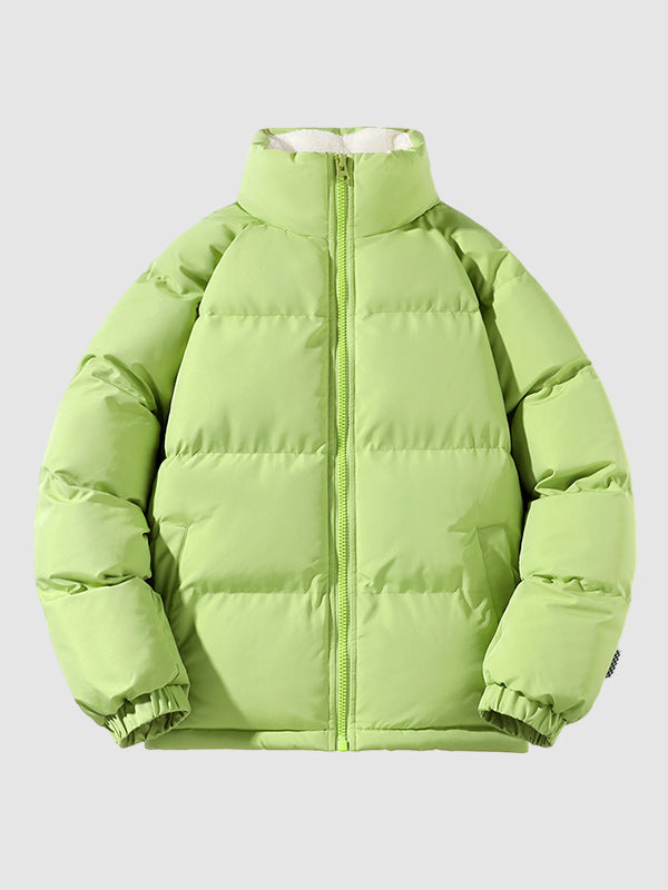 Luxury Men's Puffer Jacket with Fleece Lining for Winter Days