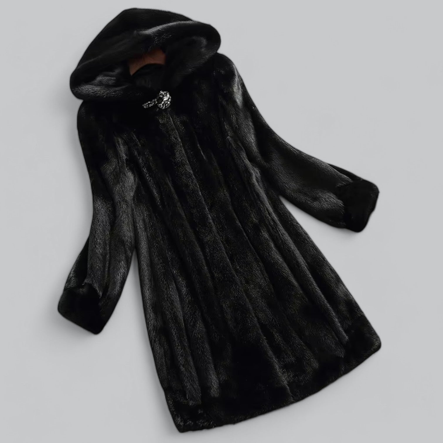 Amara - Luxe Hooded Faux Fur Winterjas
