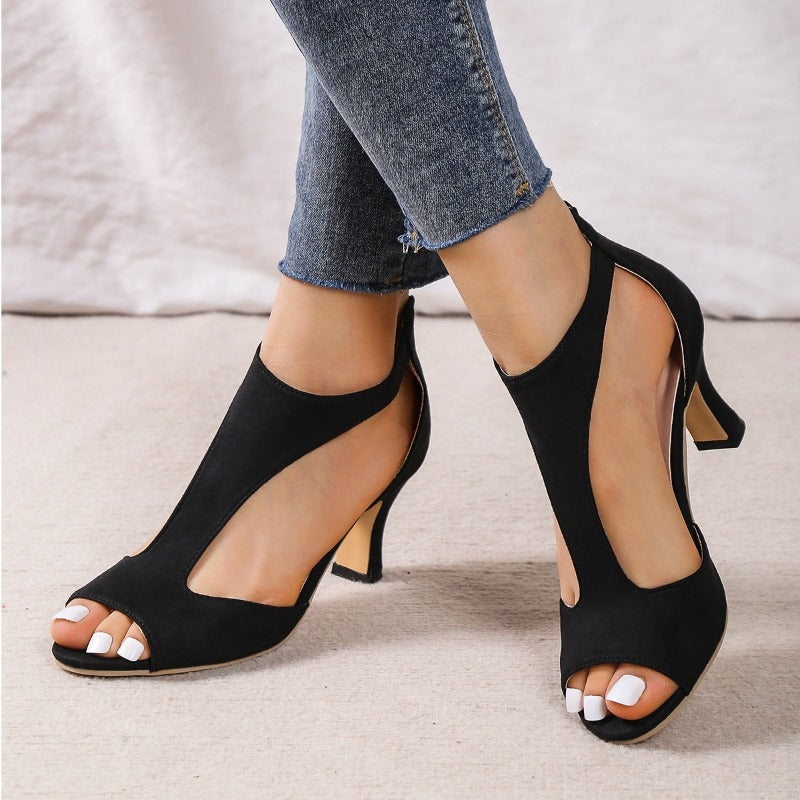 Chloé Comfortabele Elegante High Heels met Voetondersteuning