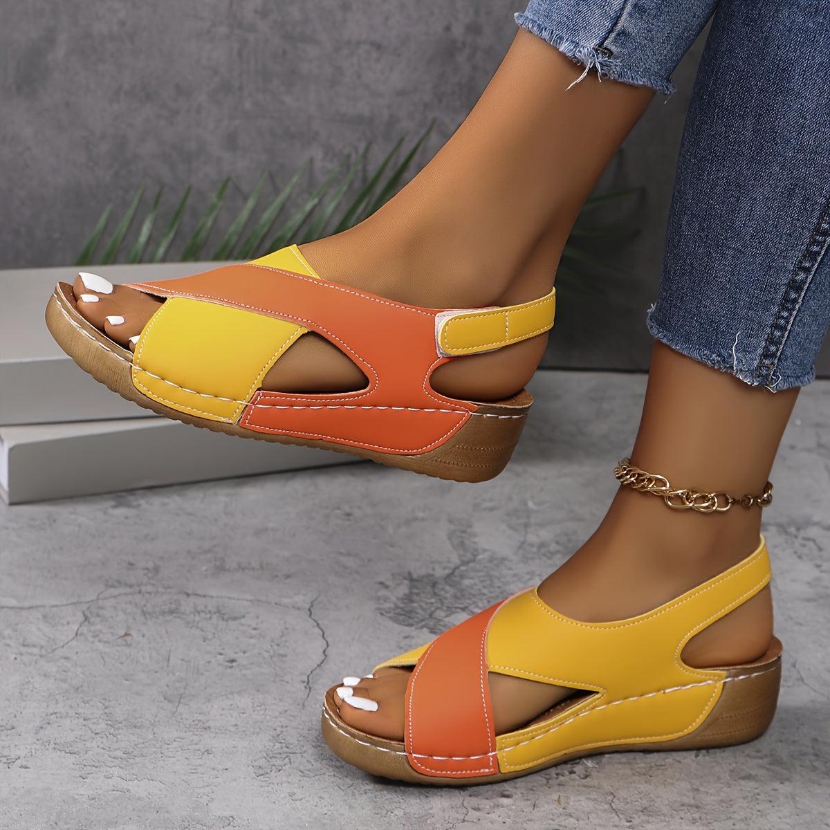 Claire Comfortabele Leren Orthopedische Sandalen