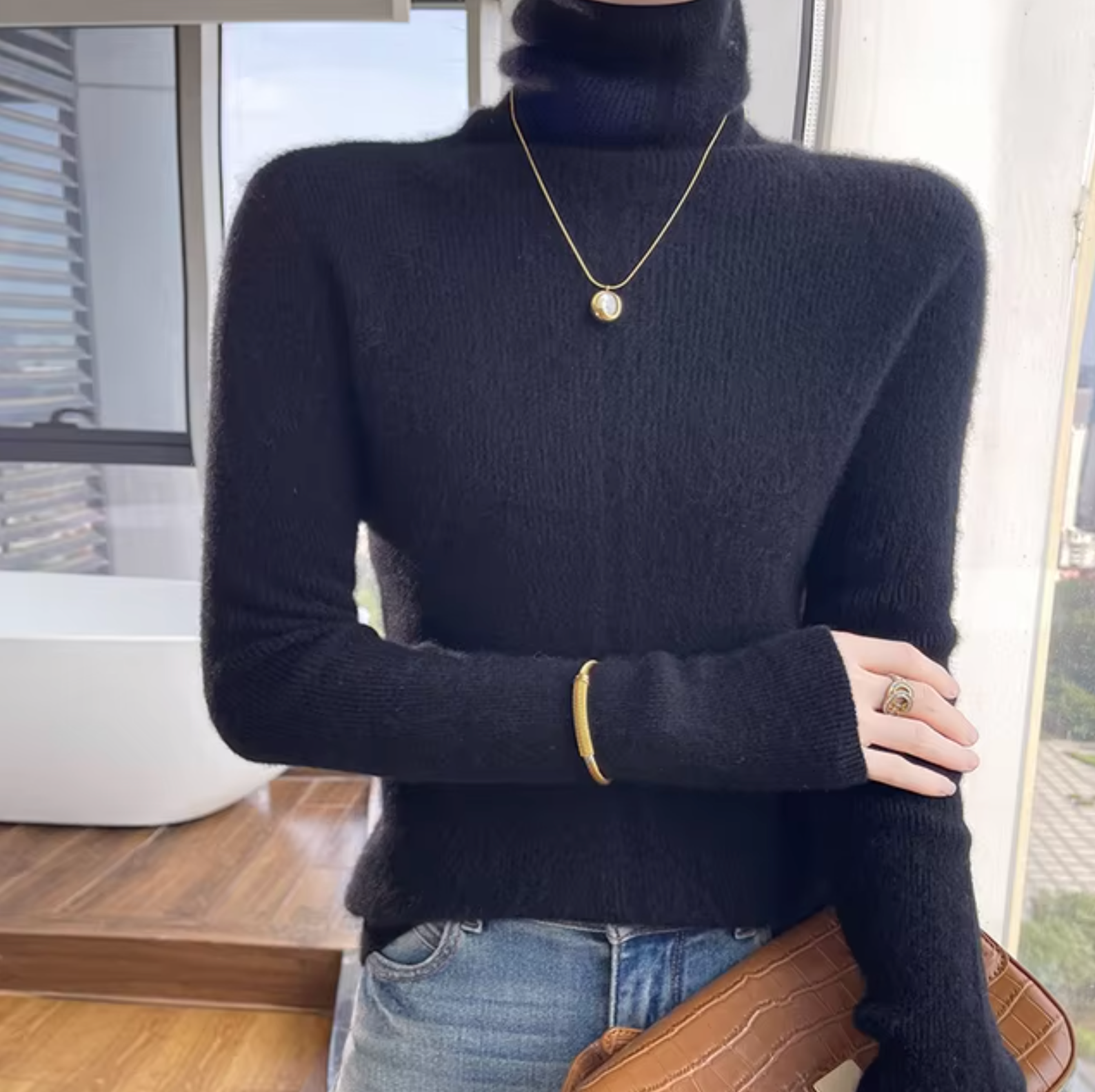 Athena Luxe Coltrui in Wol en Kasjmier