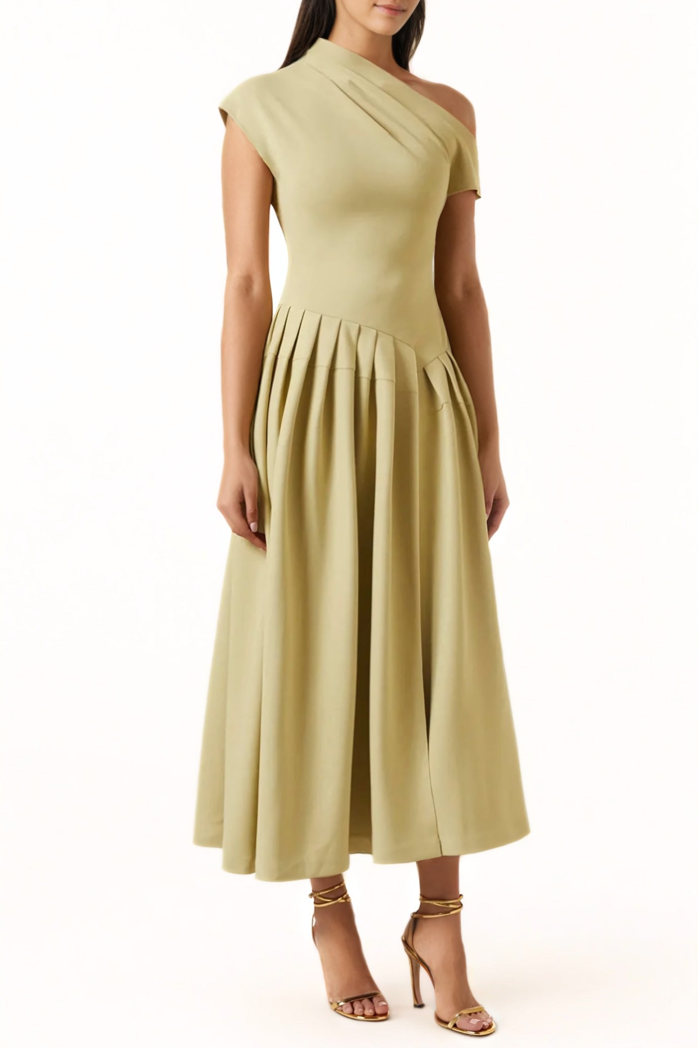 Elise Elegante Plissé Jurk