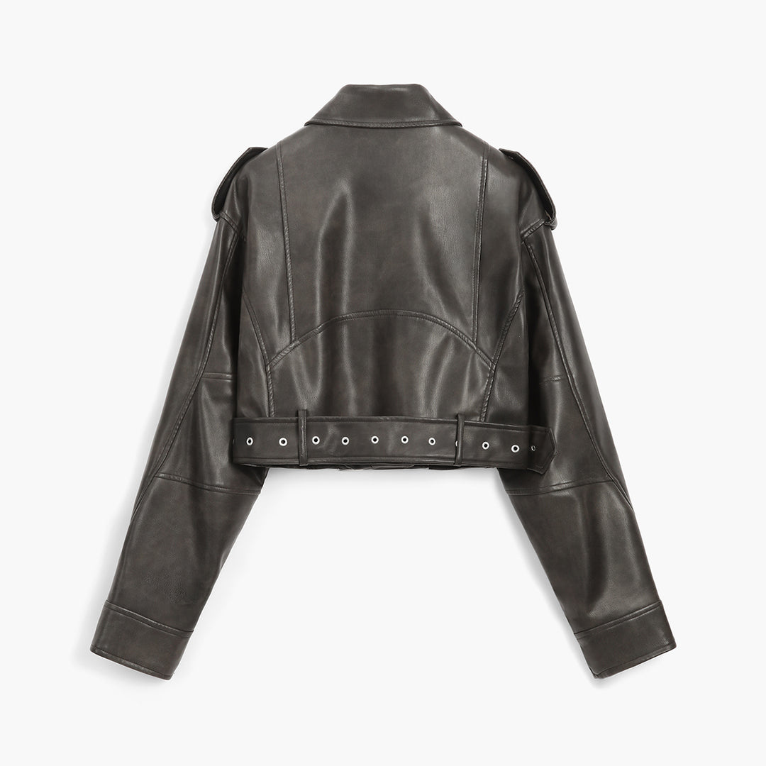 Pink Vintage Biker Jacket