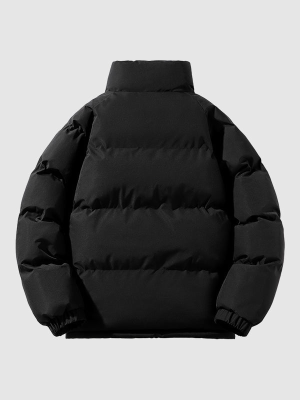 Luxury Men's Puffer Jacket with Fleece Lining for Winter Days