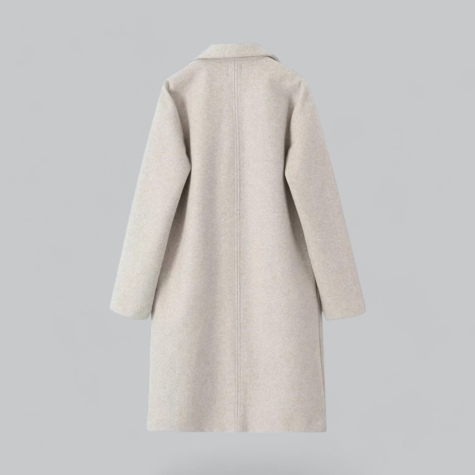 Camille - Elegante Open V-Hals Trenchcoat met Tijdloze Pasvorm