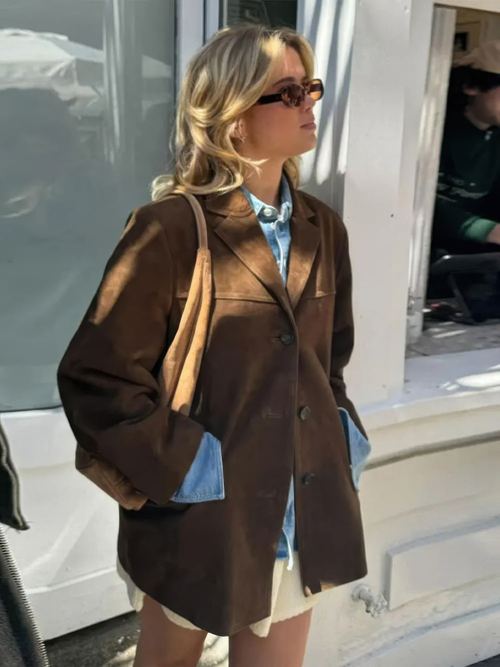 Sophie Luxe Suède Jas - Retro Chic
