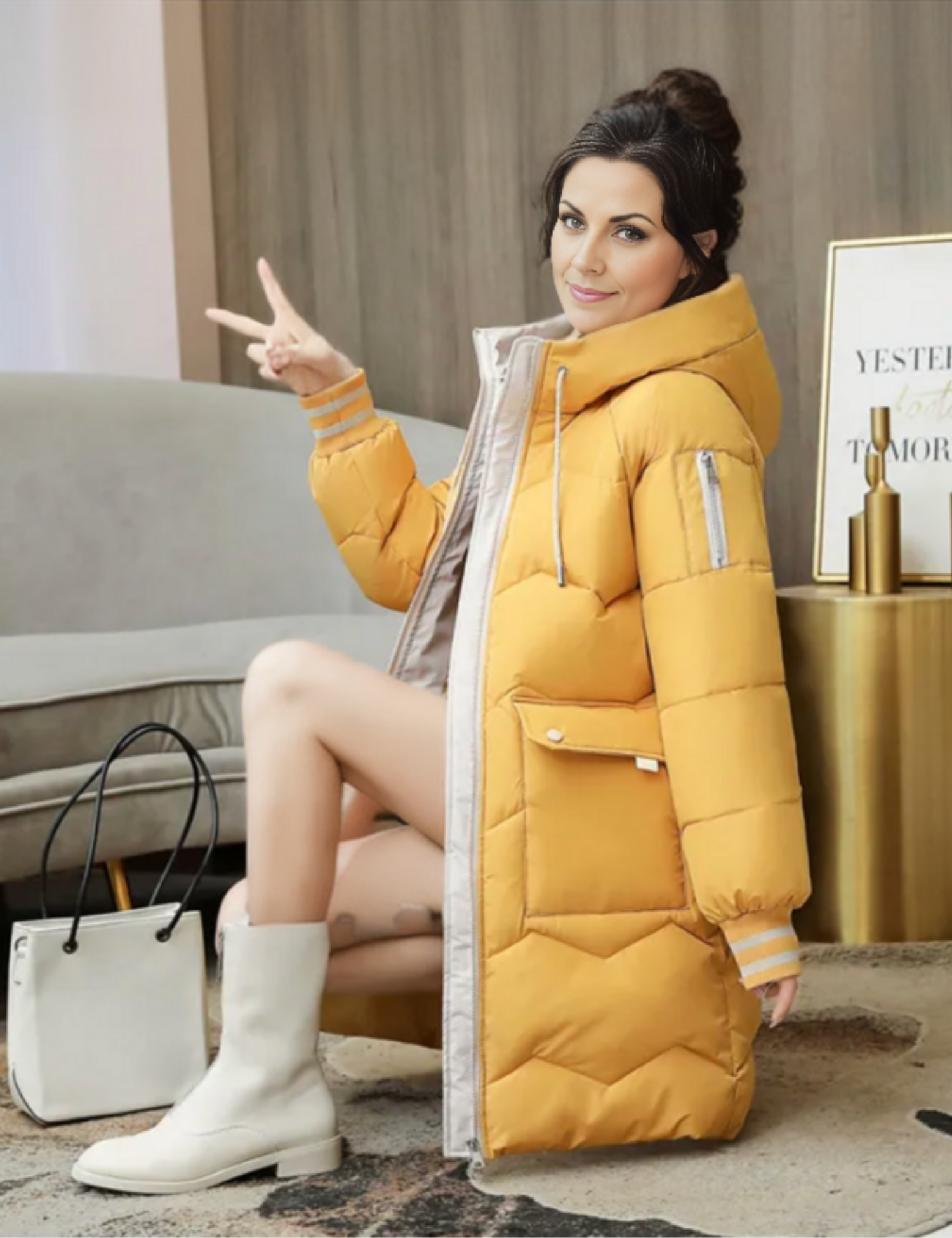 Noor Stylish Puffer Jacket - Perfect voor het Seizoen