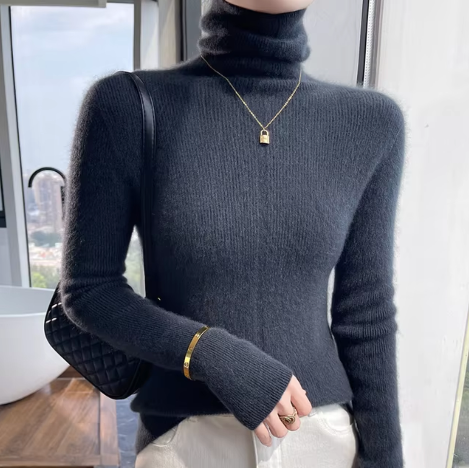 Athena Luxe Coltrui in Wol en Kasjmier