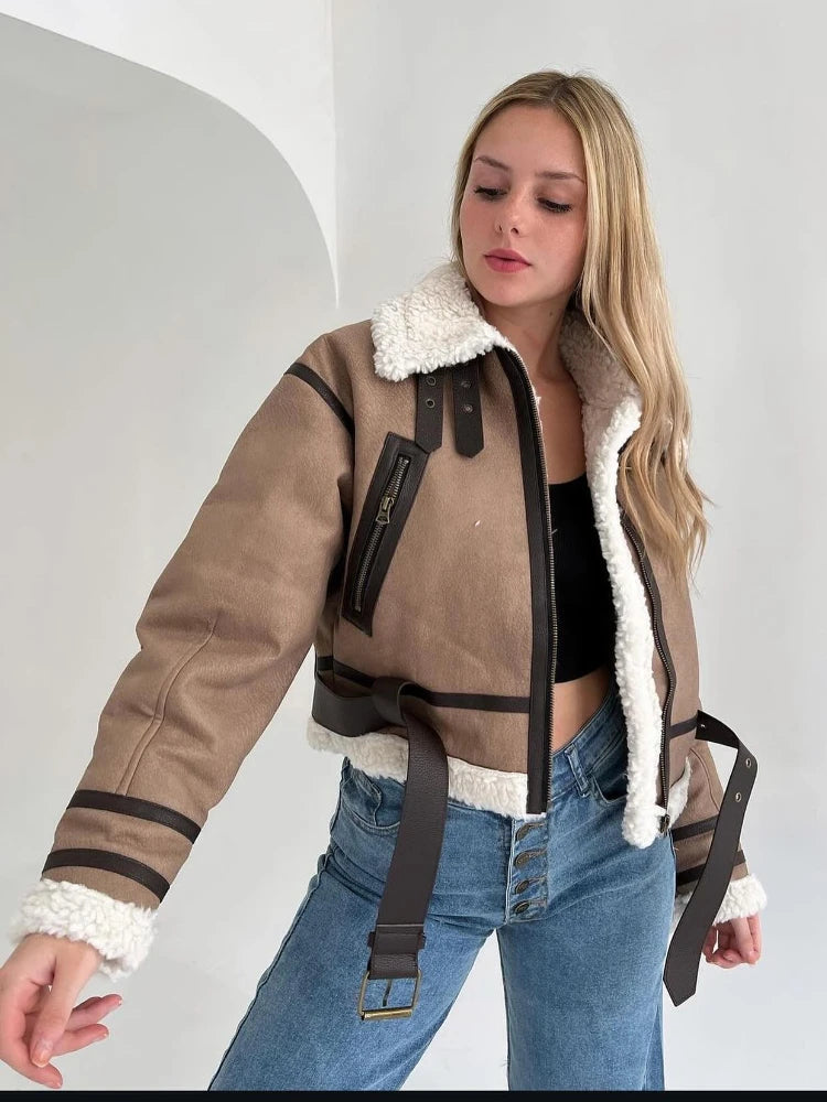 Emma Luxe Jas met Riem - Elegante en Stijlvolle Bovenkleding voor Elke Gelegenheid