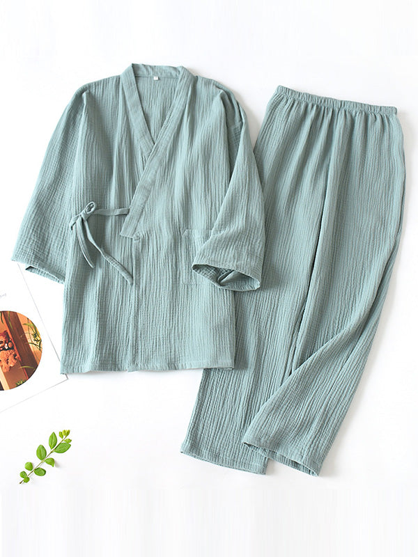Ivy Comfortabele Katoenen Pyjama Set