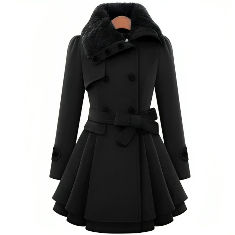 Vivienne Luxe Getailleerde Trenchcoat Jas