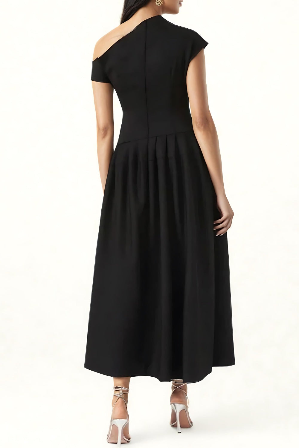 Elise Elegante Plissé Jurk