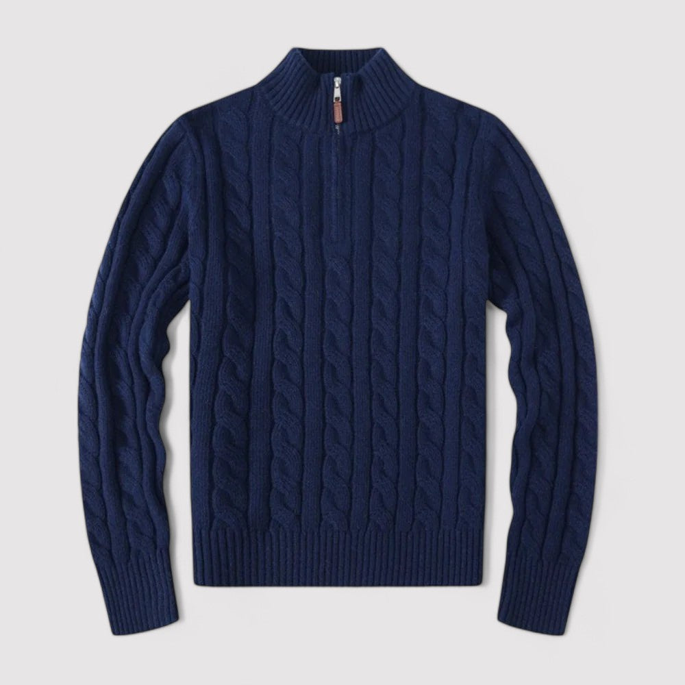 Luna Half-Zip Sweater | Luxe Verbier Ladies Sweater