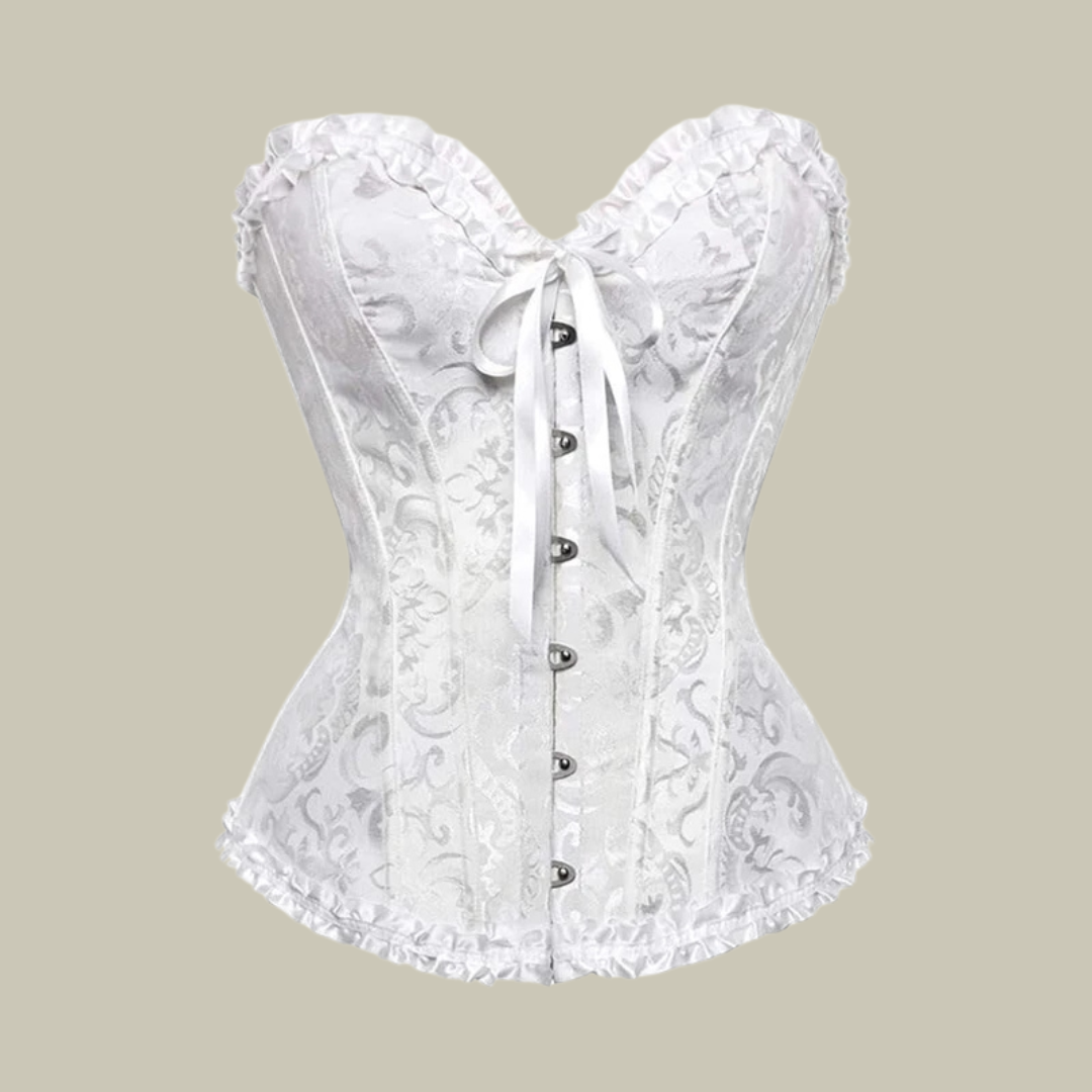 Celeste Luxe Satijnen Corset met Romantische Details