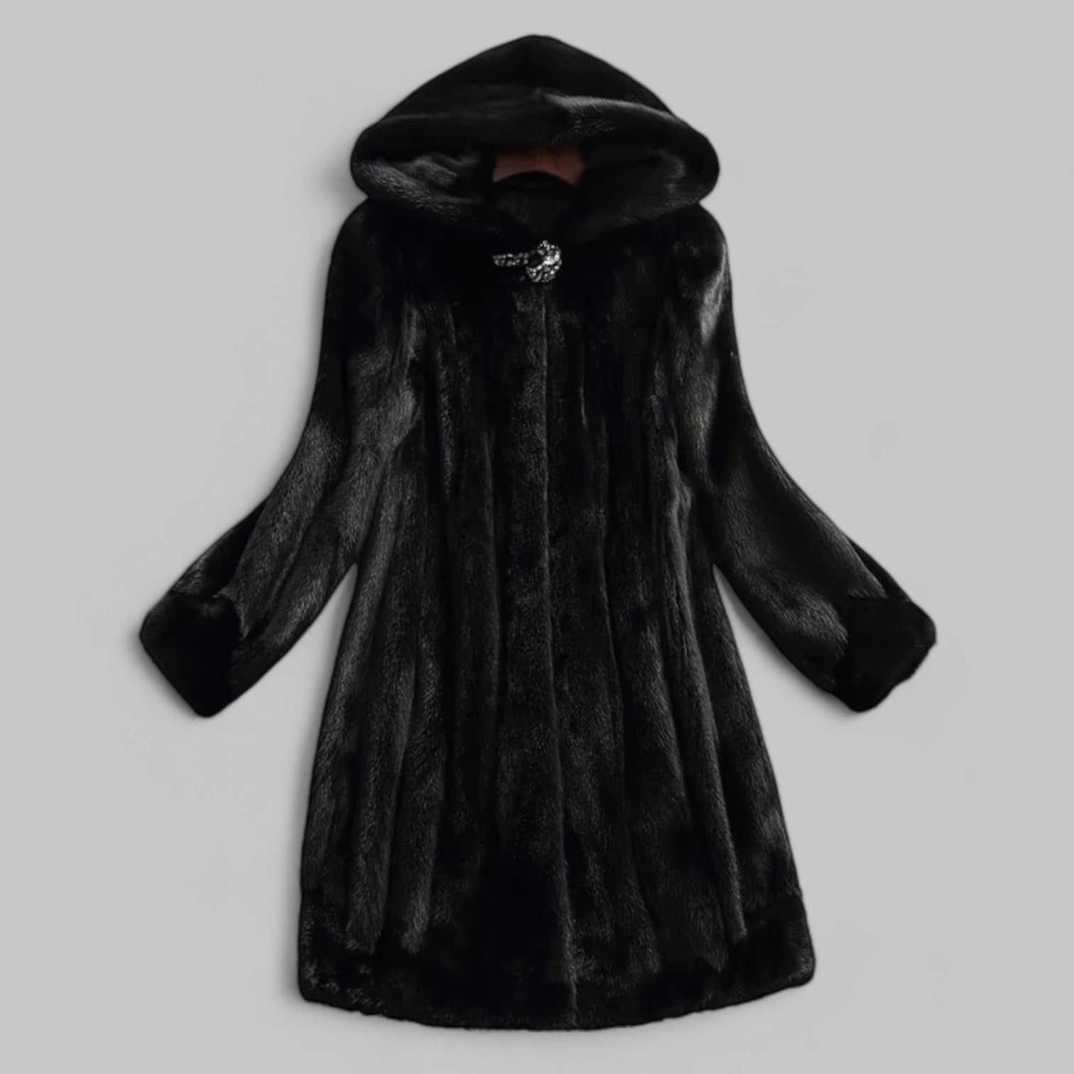 Amara - Luxe Hooded Faux Fur Winterjas