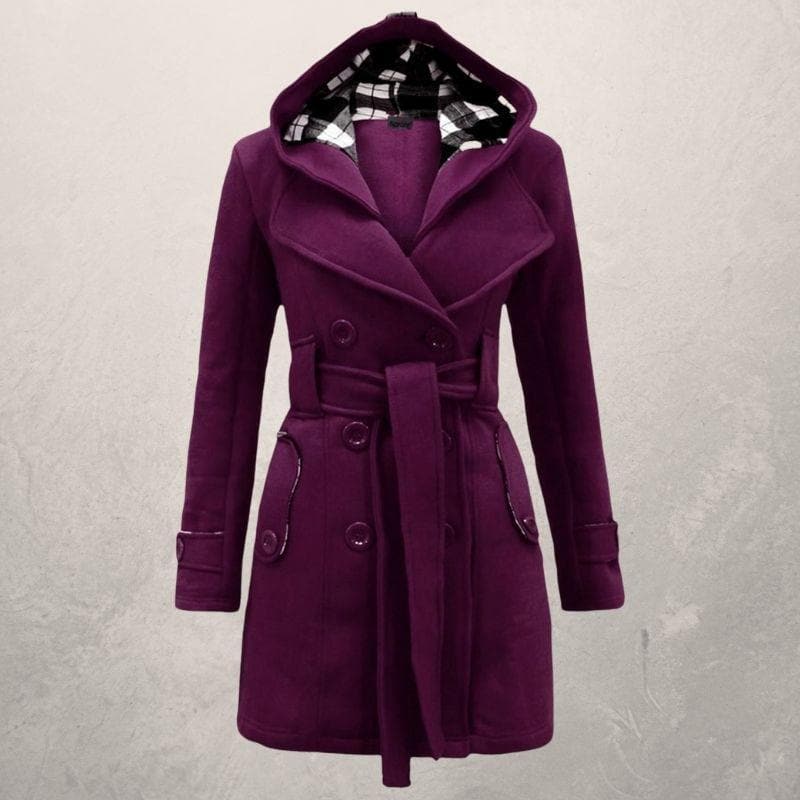 Yara Luxe Wintermantel voor Dames - Elegant en Warm met Comfortabele Pasvorm