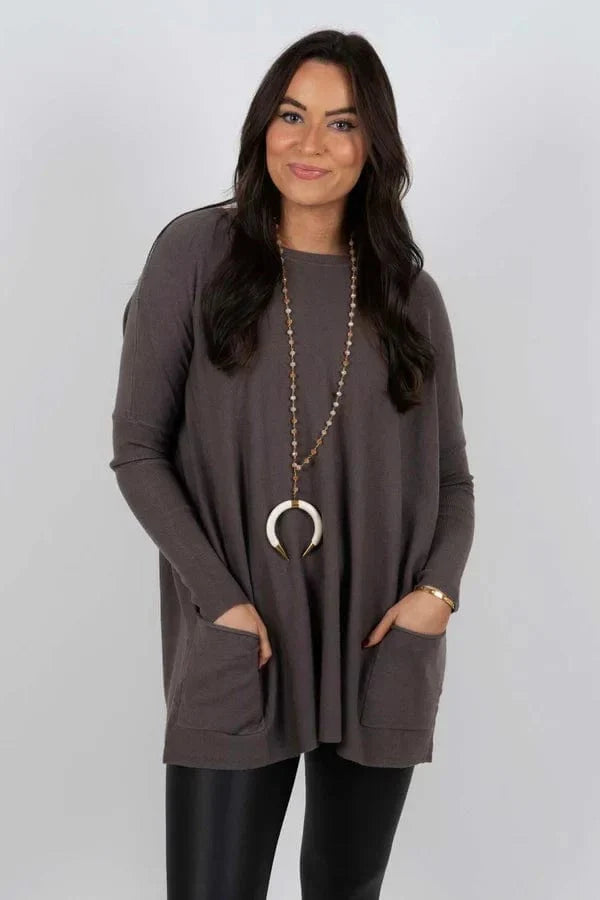 Elise Luxe Trui met Moderne Casual Stijl