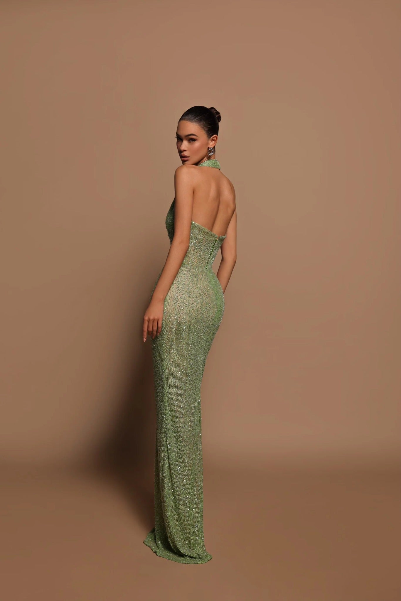 Camille Elegante Jurk met Glinsterende Pailletten