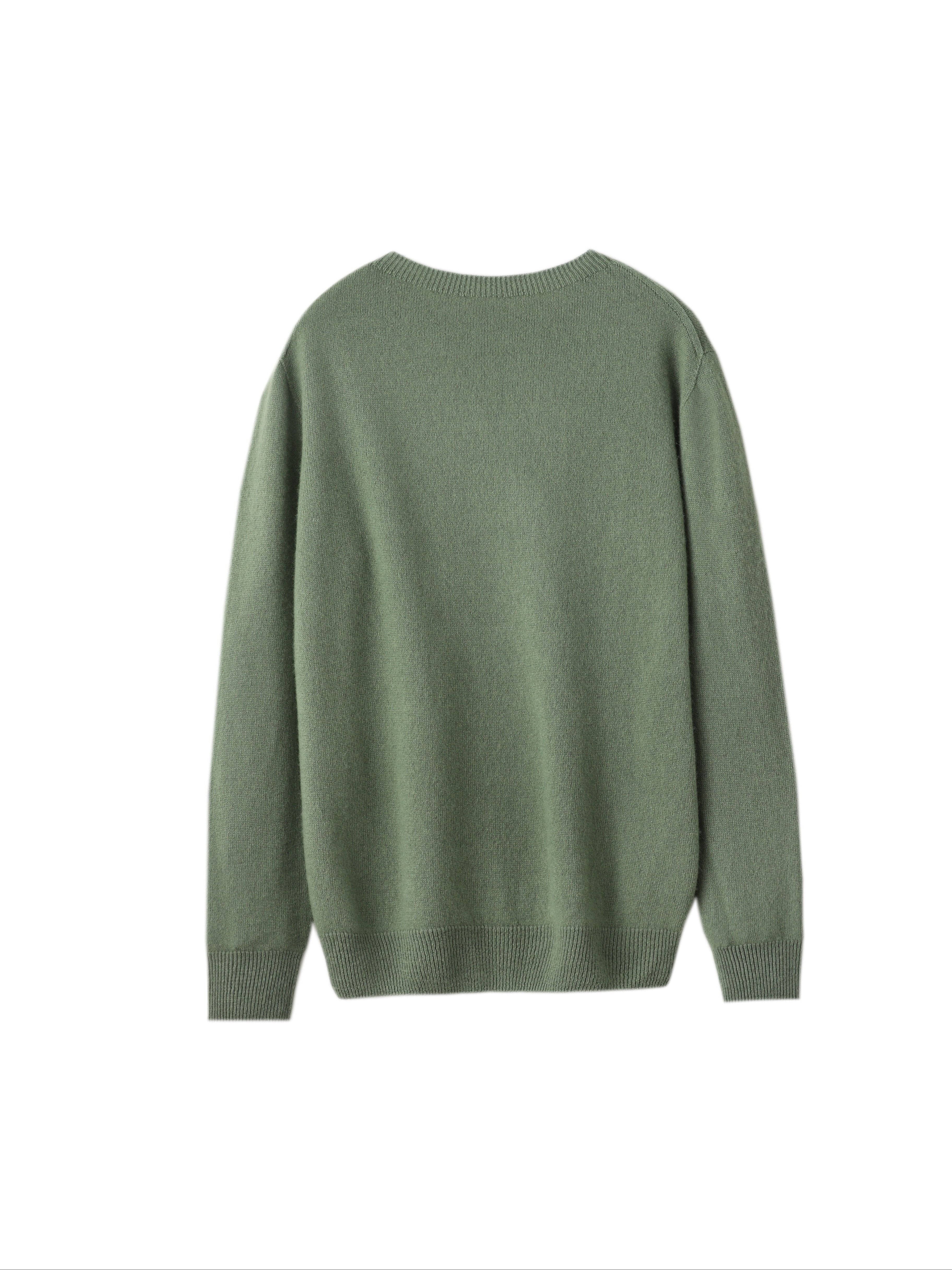 Noa - Wool Shearling Pullover - Elegant & Comfortabel - Met Crew Neck