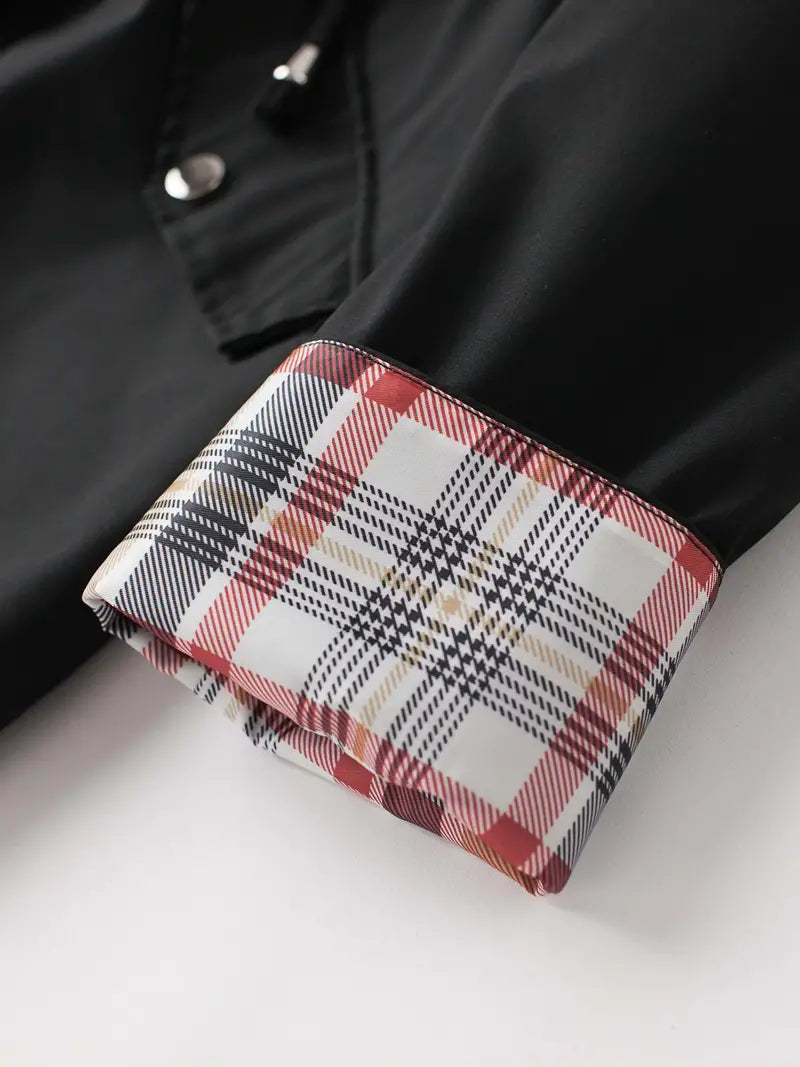 Klassieke Waterdichte Regenjas met Print en Capuchon voor Dames | Ideaal voor Buitenactiviteiten